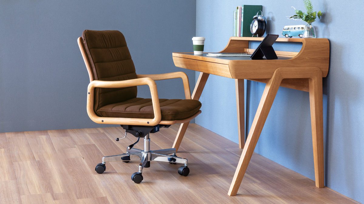 高級感がありながらも やわらかな印象の書斎椅子 Dsa 3000 書斎椅子 製品一覧 浜本工芸株式会社